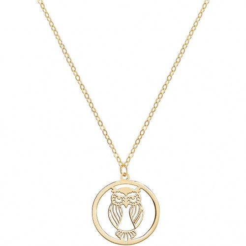 Collana Gufo Pendente Oro AU9CLGUG3